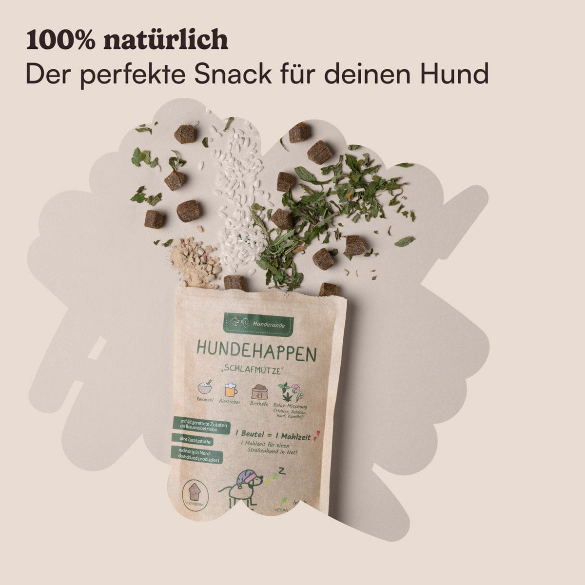 Hundehappen Schlafmütze