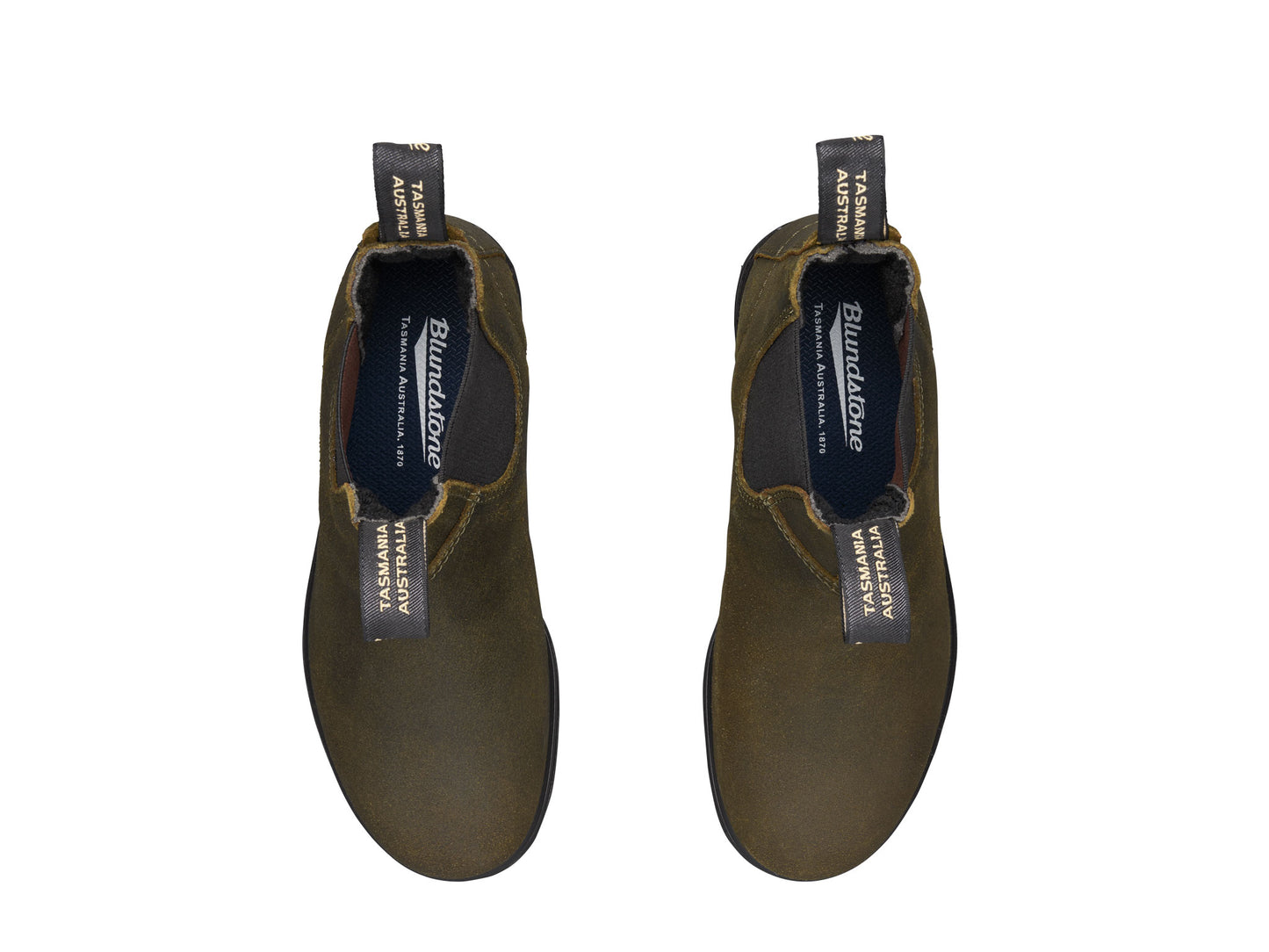 BLUNDSTONE #1615 DARK OLIVE SUEDE - Der perfekte Gassi-Schuh für alle Hunde und Nichthundebesitzer.