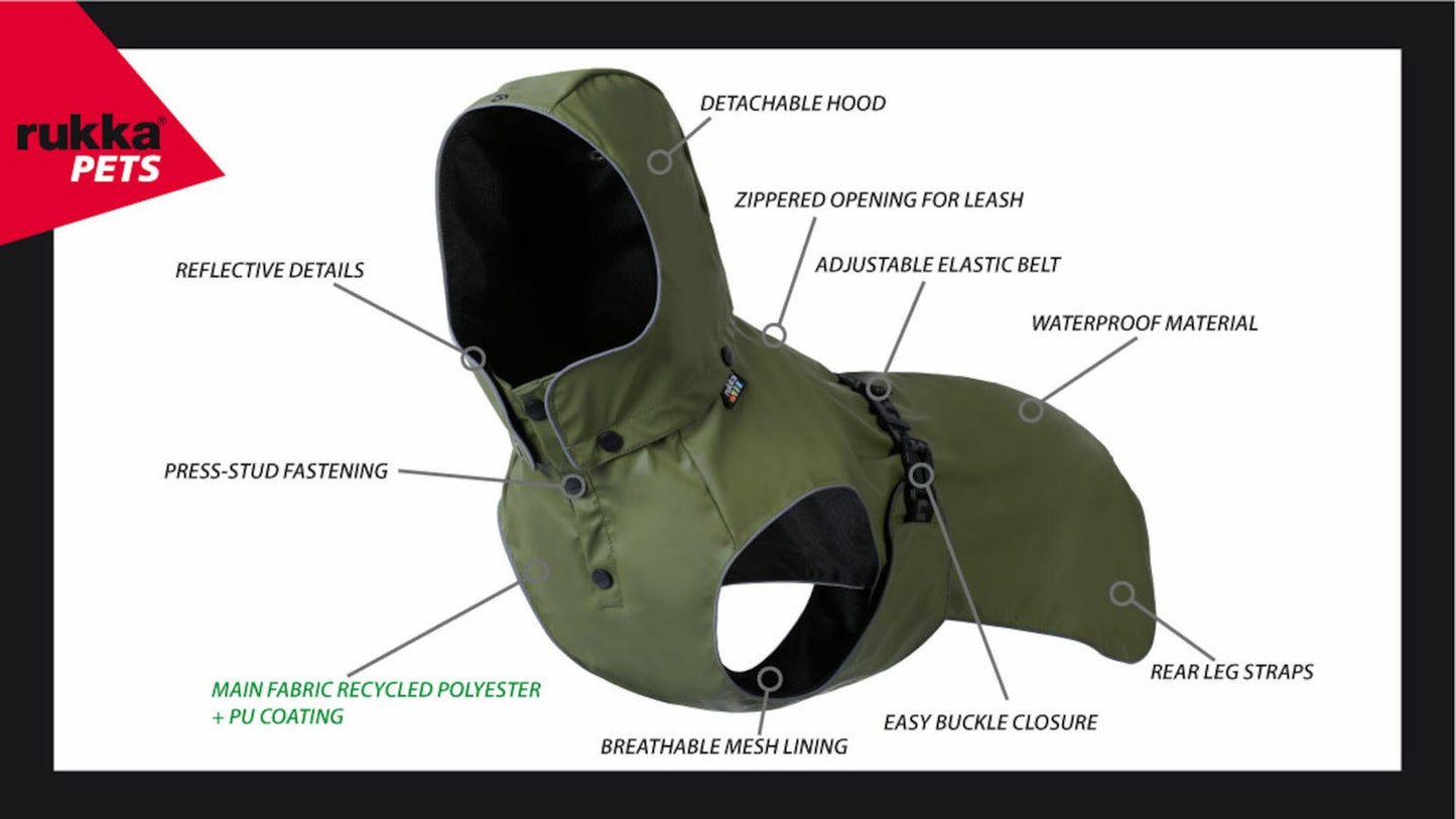 Regenjacke Streamy eco, green