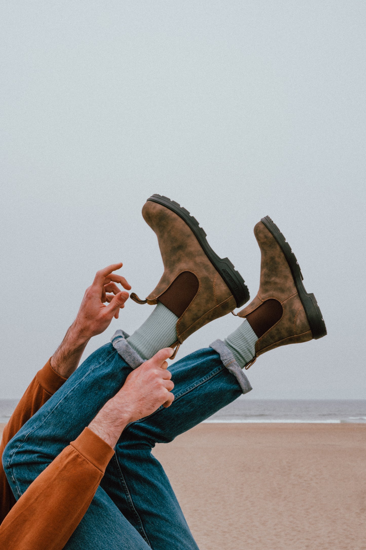 BLUNDSTONE #585 RUSTIC BROWN - Der perfekte Gassi-Schuh für alle Hunde und Nichthundebesitzer.