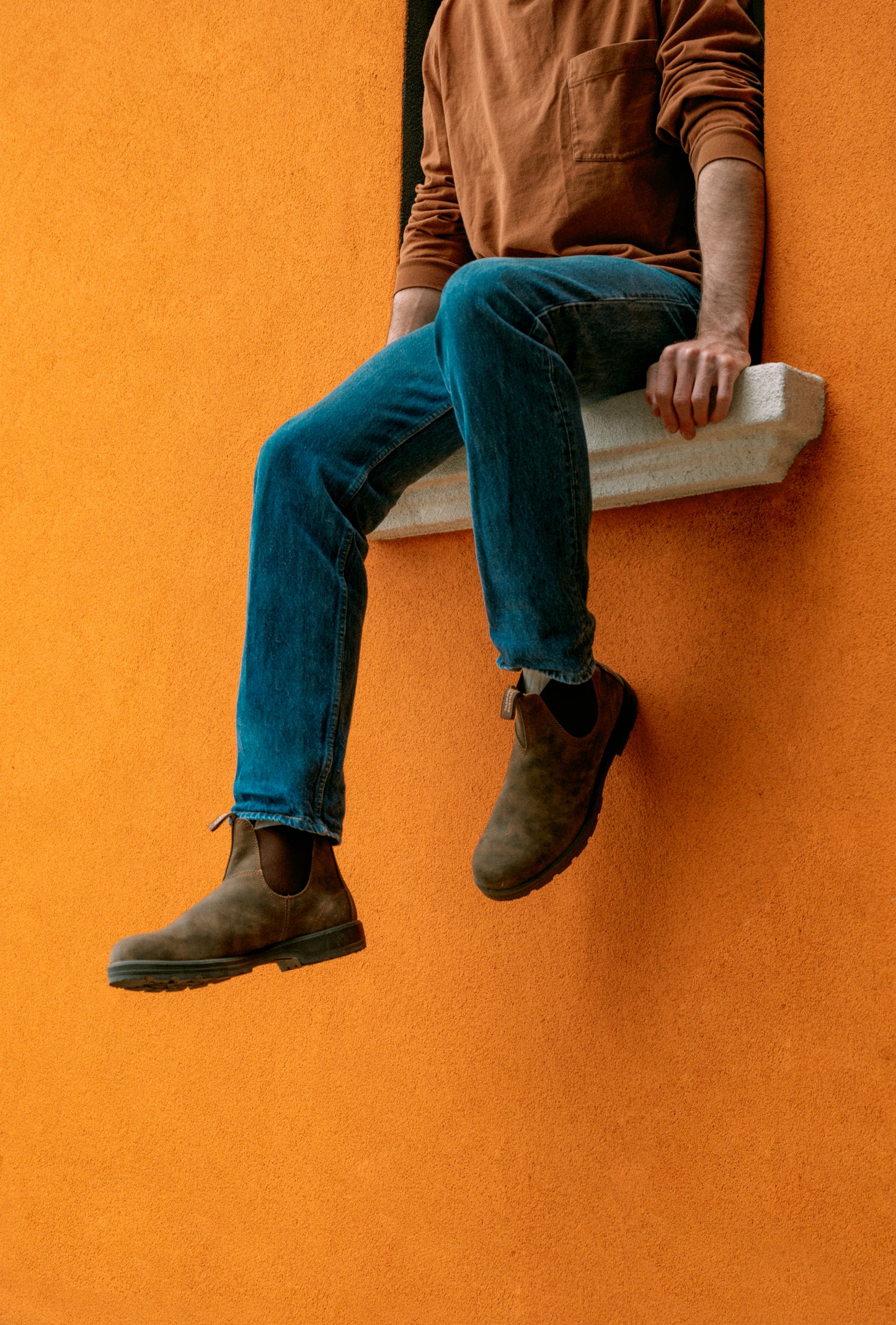 BLUNDSTONE #585 RUSTIC BROWN - Der perfekte Gassi-Schuh für alle Hunde und Nichthundebesitzer.