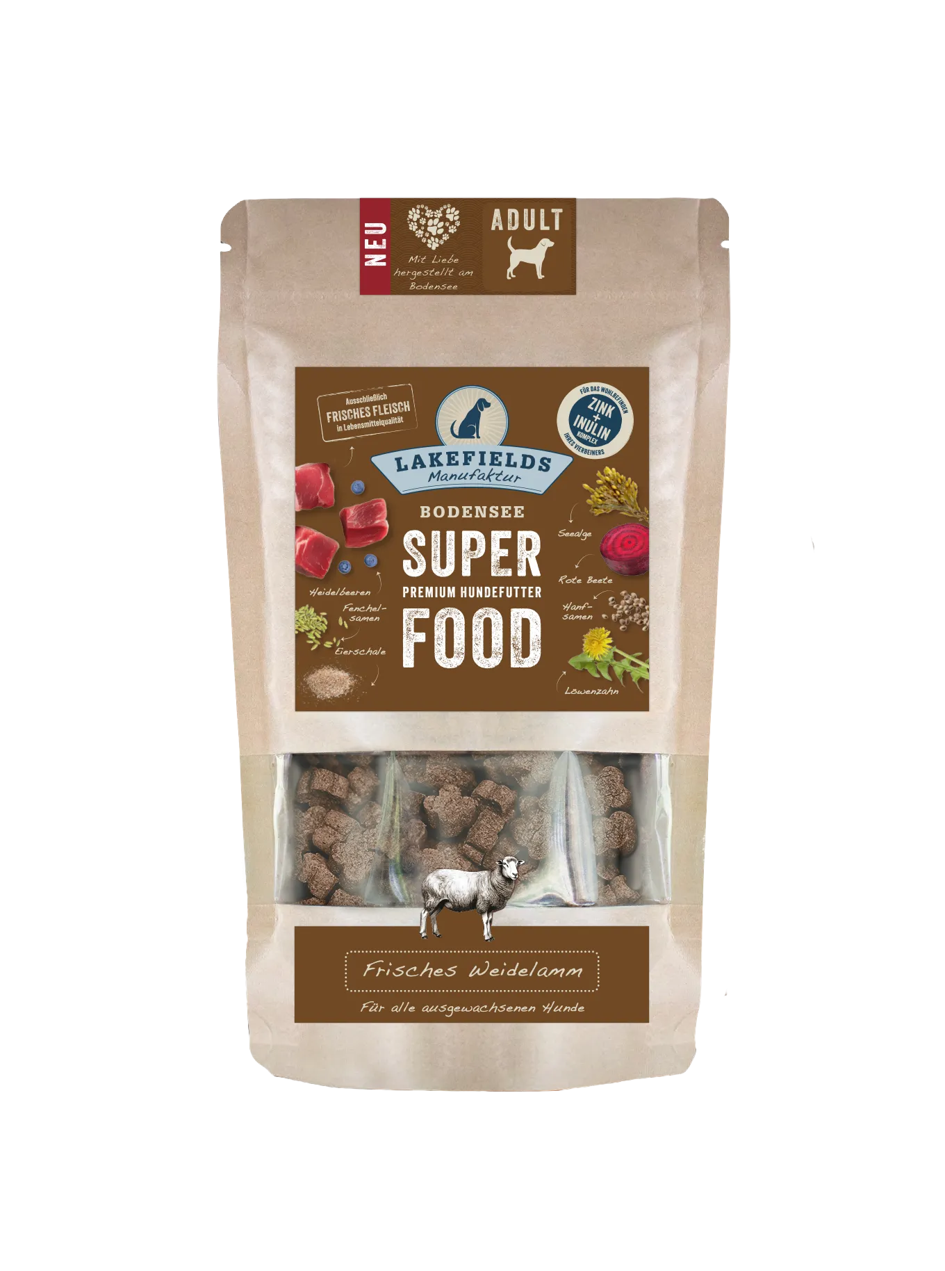 SUPERFOOD Weidelamm für ausgewachsene Hunde