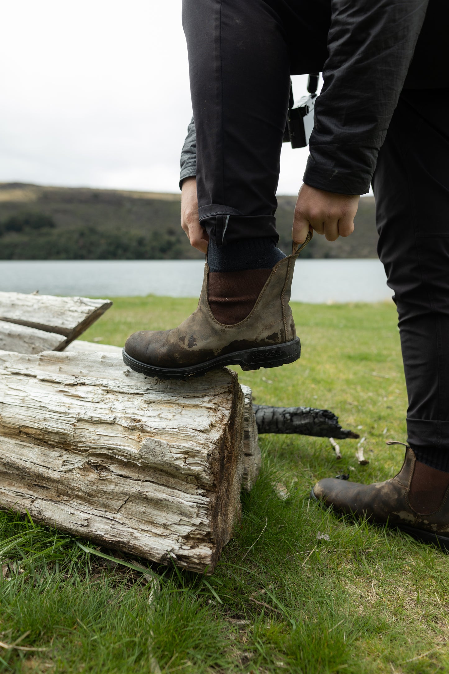 BLUNDSTONE #585 RUSTIC BROWN - Der perfekte Gassi-Schuh für alle Hunde und Nichthundebesitzer.