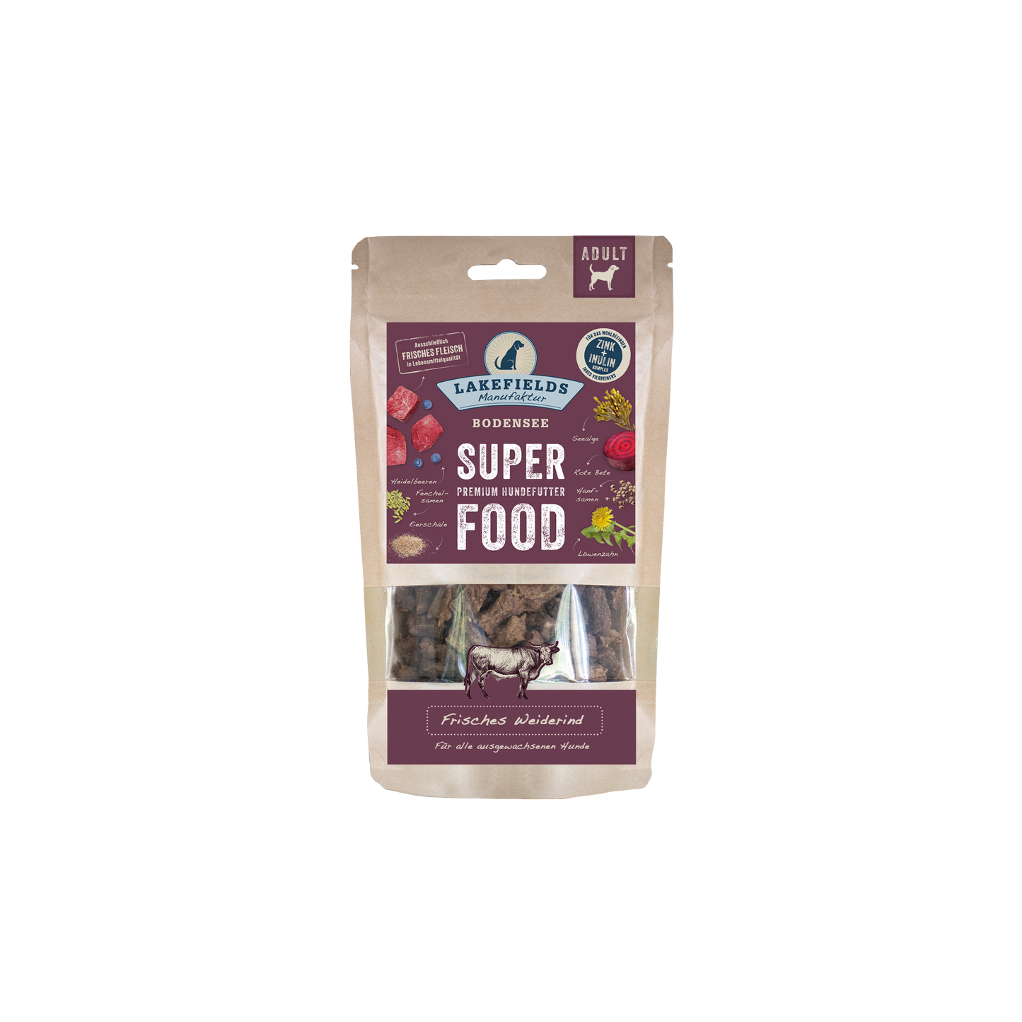 SUPERFOOD Rind für ausgewachsene Hunde