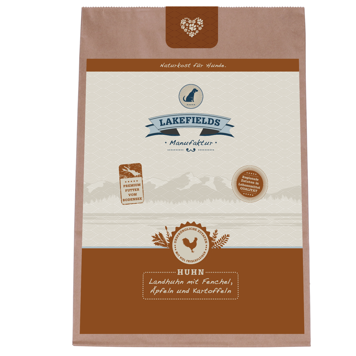 Trockenfleisch-Menü Huhn für ausgewachsene Hunde