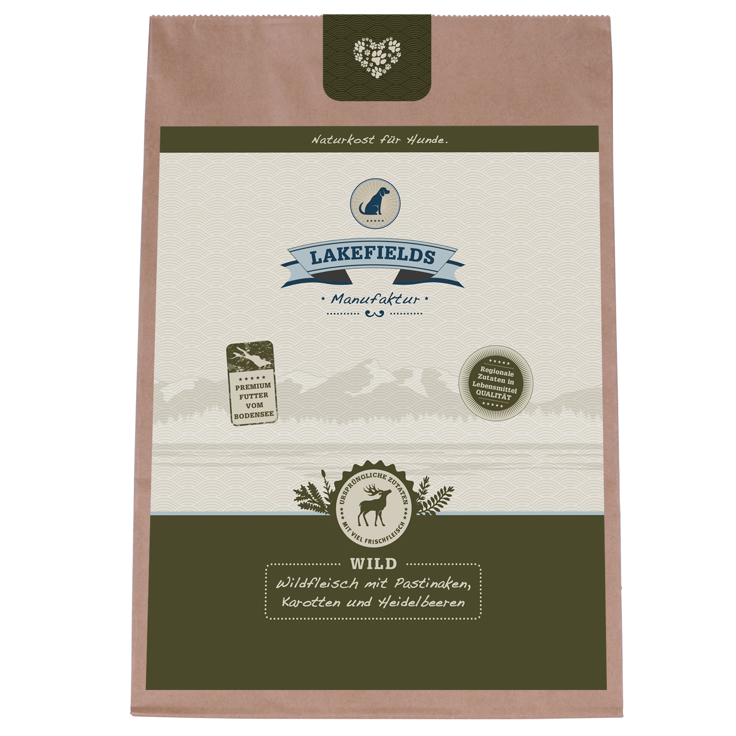 Trockenfleisch-Menü Wild für ausgewachsene Hunde