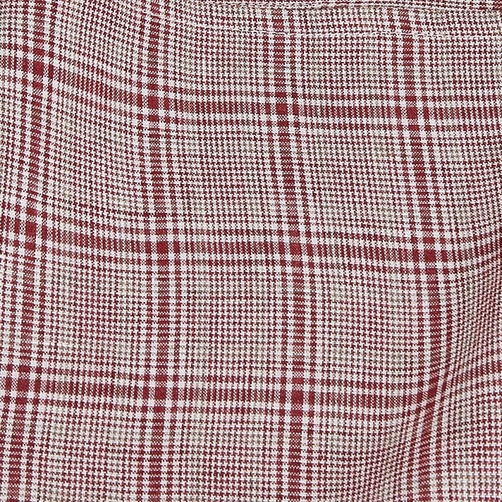 Hundehalstuch Bandana Check Red - Light Green