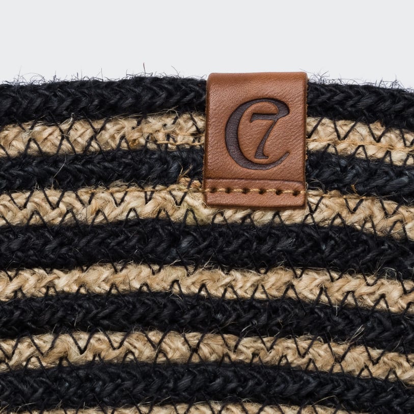 Napfunterlage Jute Natural/Black