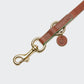 Hundeleine Prince Park Cognac/Green