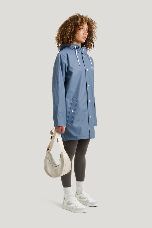 REGENJACKE WINGS - Stone blue