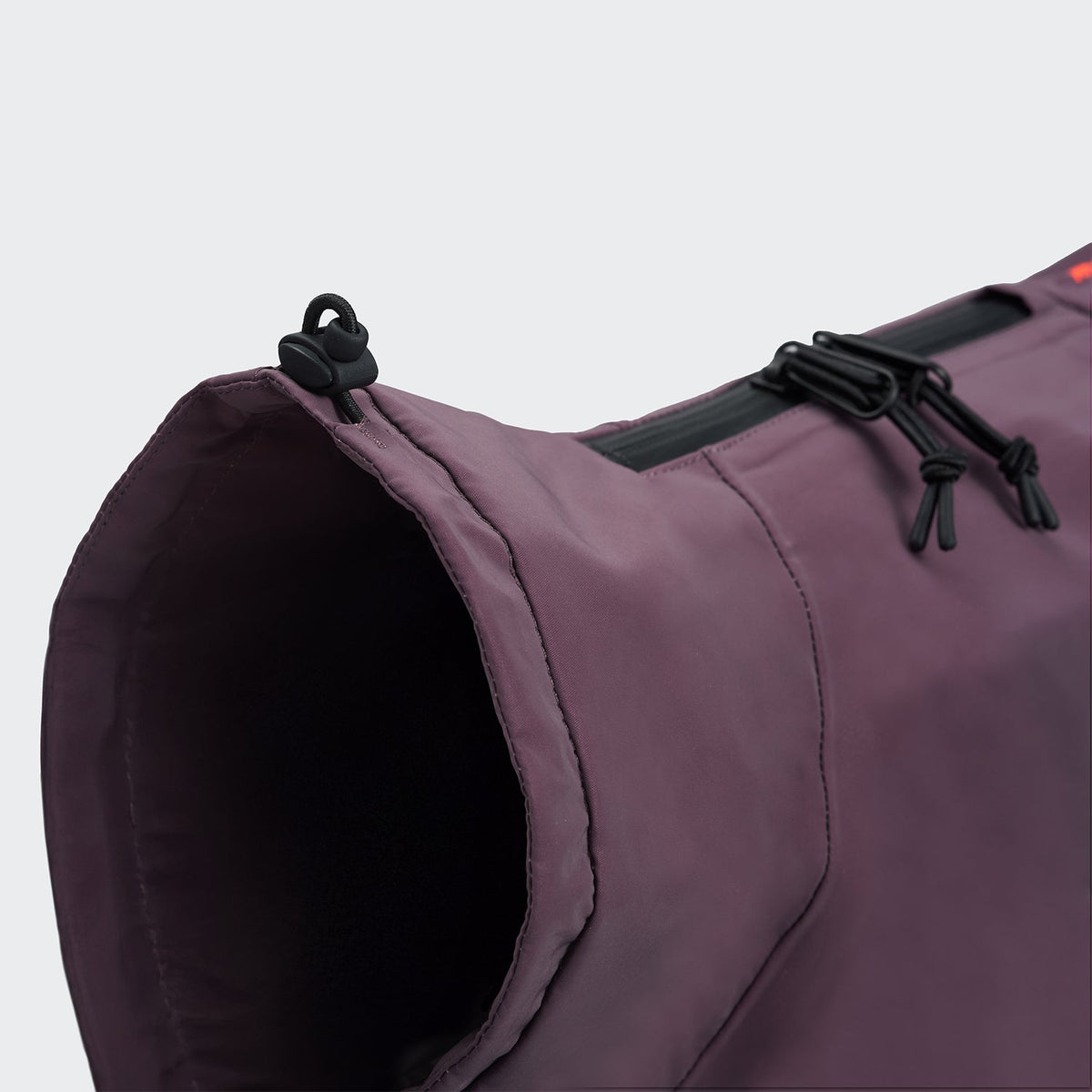 Hunderegenmantel Dackel AKTIV Aubergine/Orange