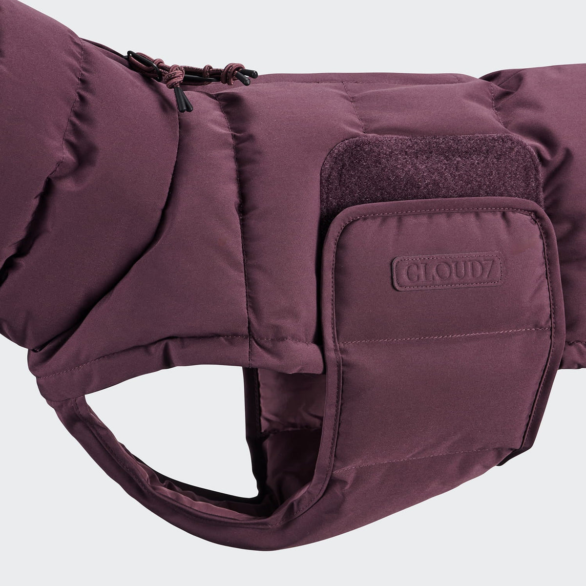 Hundemantel Dackel Alaska Dark Aubergine