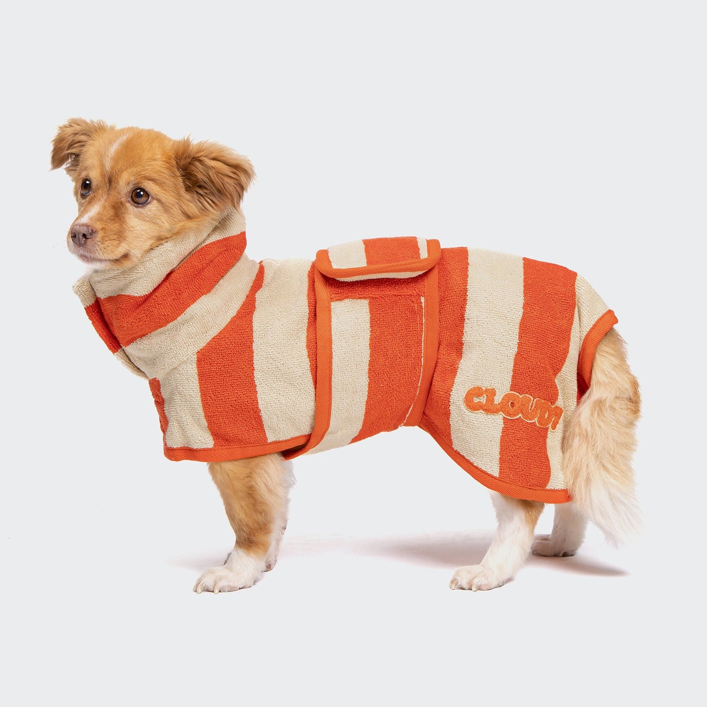 Hundebademantel Wannsee Stripes