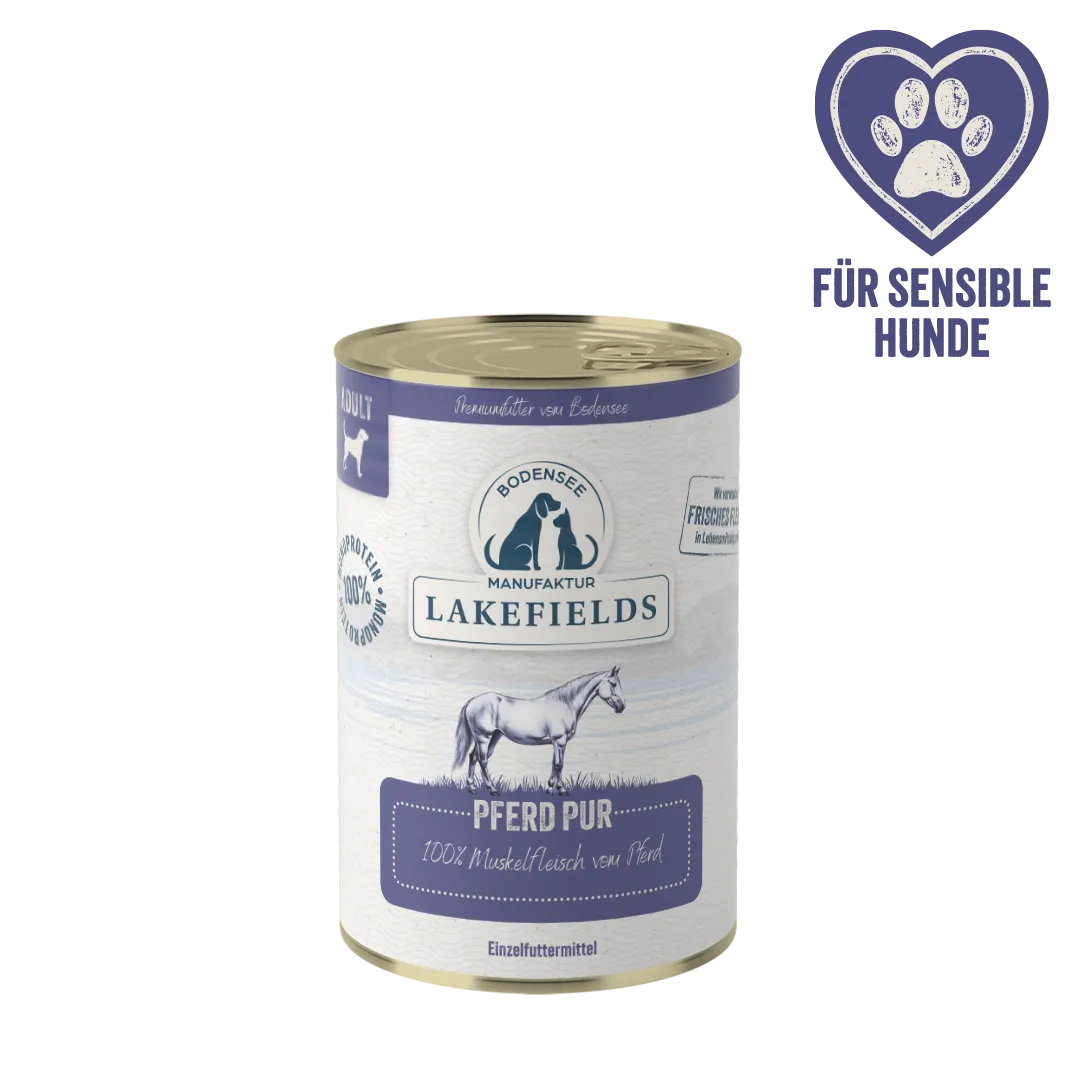 NASSFUTTER PFERD PUR 100% Fleisch vom Pferd