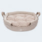 Hundehöhle und Hundebett Alpin beige