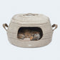 Hundehöhle und Hundebett Alpin beige