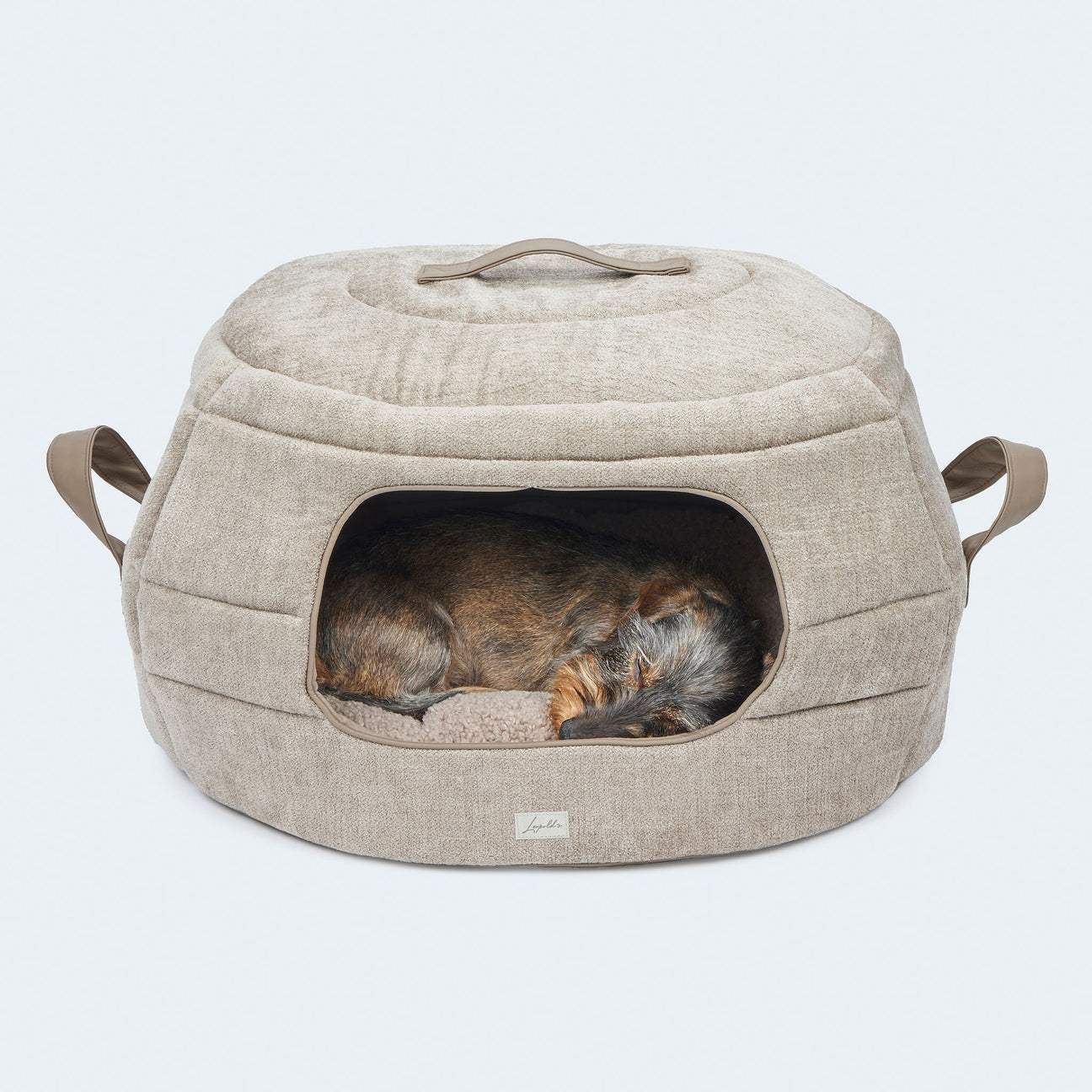 Hundehöhle und Hundebett Alpin beige