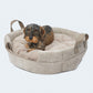 Hundehöhle und Hundebett Alpin beige