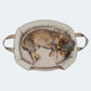 Hundehöhle und Hundebett Alpin beige