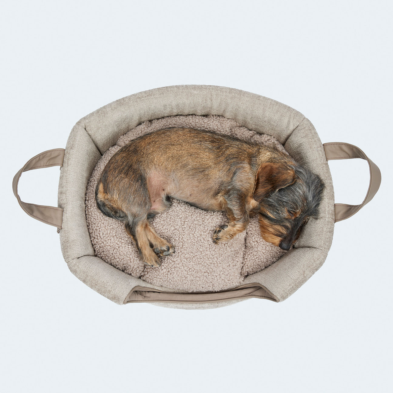 Hundehöhle und Hundebett Alpin beige