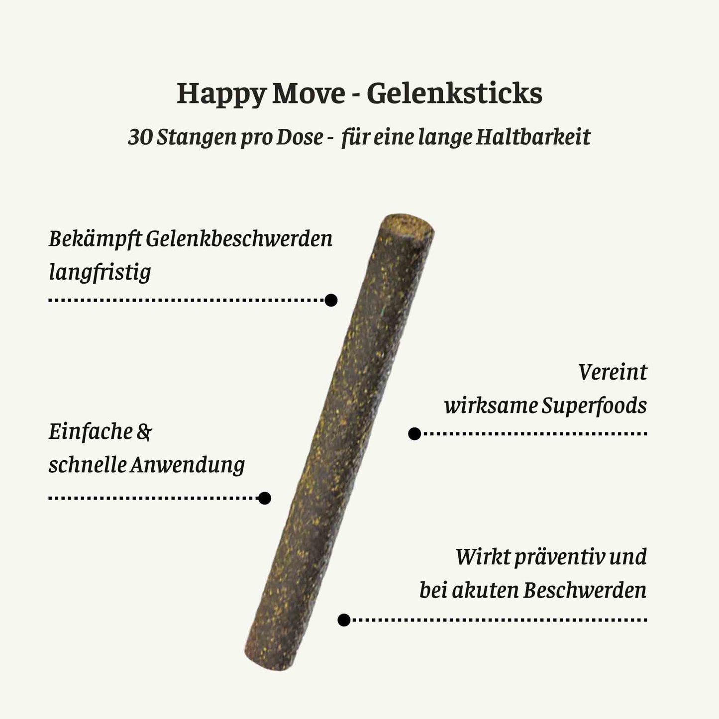 HAPPY MOVE – Sticks für Gelenke & Knochen